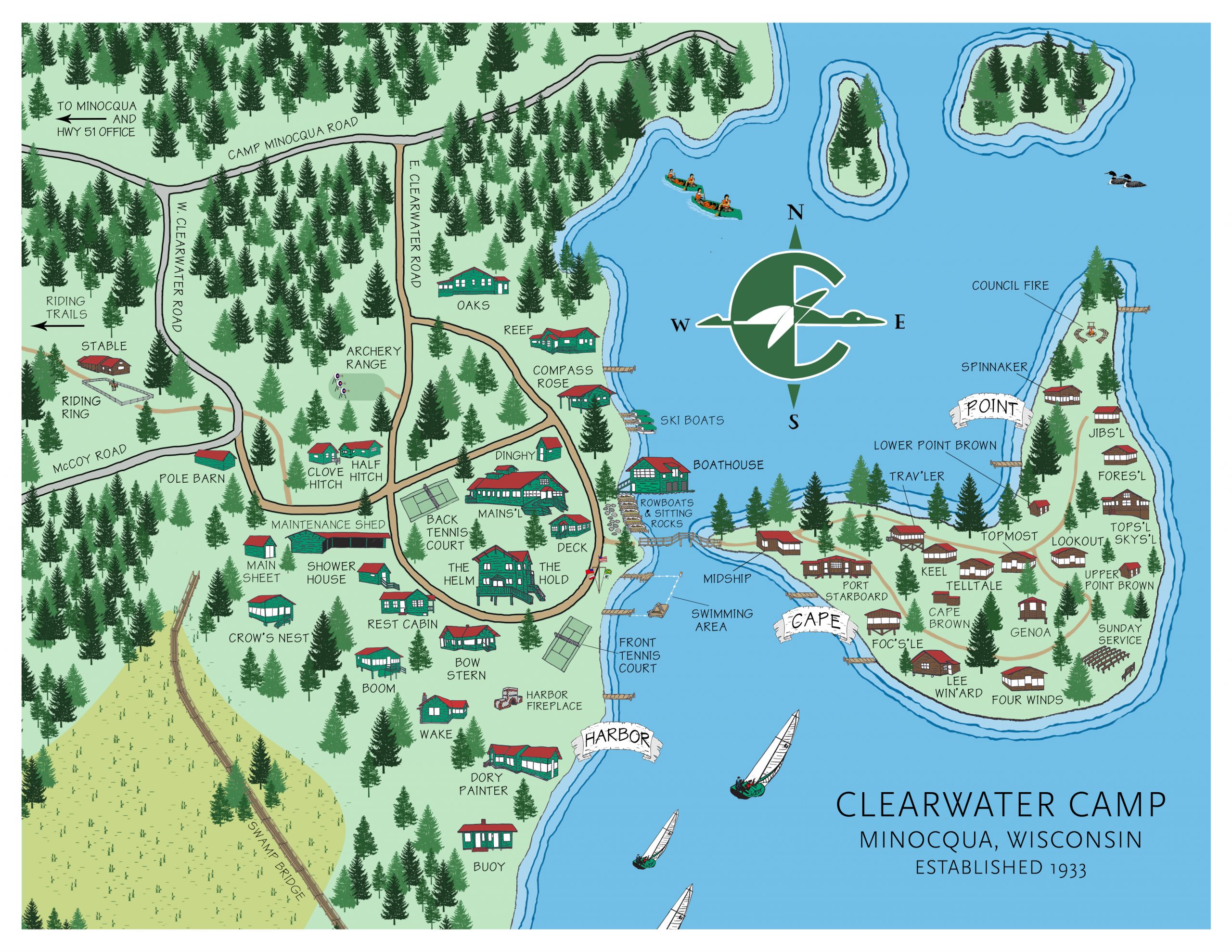 Map of Clearwater